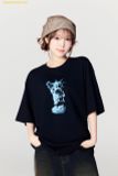  Áo Phông ADLV Ac Bear Statue Of Liberty Short Sleeve T-Shirt Đen 