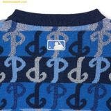  Áo Khoác Cardigan MLB Women's Color Party Monogram Crop Cardigan PHI (D.Blue) 3FKCM0131-10BLD 