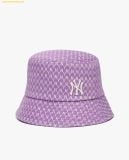  Mũ Bucket MLB Bucket Classic Monogram 3AHTH201N-50LDD Tím 