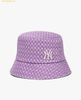 Mũ Bucket MLB Bucket Classic Monogram 3AHTH201N-50LDD Tím