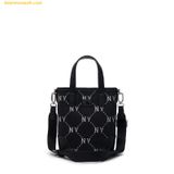  Túi Đeo Chéo MLB Diamond Monogram Jacquard Mini Crossbody New York Yankees Black - 3ACRS054N-50BKS 