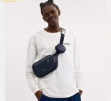  Túi Đeo Chéo Coach Elias Belt Bag In Signature Canvas Midnight Navy CZ400 