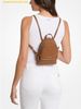  Balo Mini Michael Kors Rhea Extra-Small Pebbled Leather Backpack 35T5GRAB0L nâu 