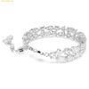  Vòng Tay, Lắc Tay Swarovski Mesmera bracelet Mixed cuts, White, Rhodium plated 5669927 