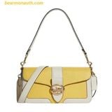  Túi Đeo Vai Coach Georgie Shoulder Bag In Colorblockas C8607 - Vàng 