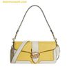 Túi Đeo Vai Coach Georgie Shoulder Bag In Colorblockas C8607 - Vàng