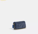  Túi Đeo Chéo Coach Tabby Chain Crossbody Bag 19 With Quilting Light Denim CCD85 