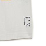  Áo Phông MLB Varsity Number Graphic Overfit Short Sleeve T-Shirt CLE (White) 3ATSV0334-45WHS 