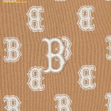  Áo Polo MLB Classic Monogram Front Pattern Collar T-Shirt Boston Red Sox 3Apqm0443 - Nâu 