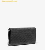  Túi Đeo Chéo Michael Kors Carson Large Pebbled Leather Convertible Crossbody Bag Black 