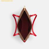  Túi Tote Coach Fiona Zip Tote Bag In Signature Canvas Carnation CBT18 - Maple 