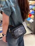  Túi Đeo Chéo MLB Monogram JQD New York Yankees 7ACRMD73N - 50BKS Đen Xám 