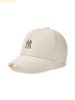  Mũ Lưỡi Trai MLB Diamond Monogram Leather Embossed Structured Ball Cap NY (D.Cream) 3ACPML04N-50CRD 