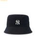 Mũ Bucket MLB Basic One-Point Washed Bucket Hat NY 3AHTB035N-50BKS Đen
