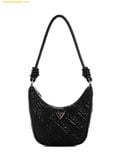  Túi Đeo Vai Guess Adelasia Top Zip Shoulder Bag Black - SKU: QL965818 