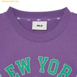 Áo Sweat MLB Women's Varsity Crop Sweatshirt NY (D.Lavender) 3FMTV0234-50LDD 
