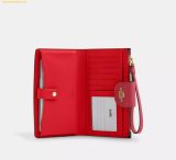  Ví Dài Coach Phone Wallet In Signature Canvas True Red CW780 