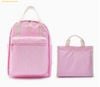 Balo MLB Basic Big Luxe Picnic Bag 7ABKB054N - Set Gồm Balo và Túi Tote Màu Hồng