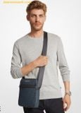  Túi Đeo Chéo Nam Michael Kors Cooper Signature Logo Flight Bag 37F2LCOL6J Navy 