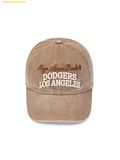  Mũ Lưỡi Trai MLB Vintage Color Washed Unstructured Ball Cap LA Dodgers 3ACPV185N-07BGD Màu Nâu 