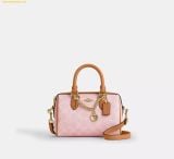  Túi Đeo Chéo Coach Mini Rowan Crossbody Bag In Signature Canvas With Charms CEK79 