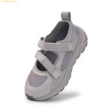  Giày Sandal MLB Sandals Los Angeles Dodgers Ground Chunky Mary Jane grey 3ASDG0153-50GRS 