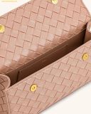  Túi Xách JW PEI Keyla Weave Texture Top Handle Bag - Pink 