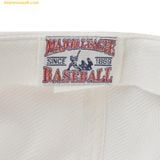  Mũ Lưỡi Trai MLB Sportive Varsity Emblem Unstructured Ball Cap NY (Ivory) 3ACPV094N-50IVS Trắng Phom Cứng 