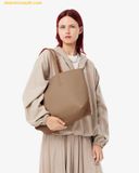  Túi Tote Lacoste Women's Anna Reversible Tote & Pouch Viennois Burnt Ochre 