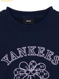  Áo Sweat MLB Women's Floral Graphic Crop Man-to-Man NY (Navy) 3FMTF0144-50NYS 