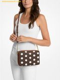  Túi Đeo Chéo Michael Kors MK Jet Set Large Polka Dot Signature Logo Crossbody Bag 