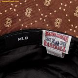  Mũ Bucket MLB Diamond Monogram Bucket Hat Boston Red Sox D.Brown 3AHTM063N-43BRD Nâu 