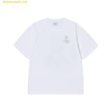  Áo Phông ADLV Ac Bear One Tone Basic Logo Short Sleeve T-Shirt Trắng 