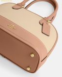  Túi Xách Coach Sabrina Satchel Bag In Colorblock Màu Kem 