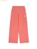  Quần Dài Ống Suông MLB Women's Varsity Sweater Wide Pants BOS (Pink) 3FPTV0344-43PKS 
