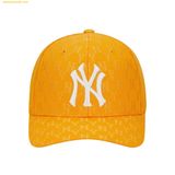  Mũ Lưỡi Trai MLB Monogram Jacquard Curved Adjustable Cap NY 32CPFC011-50D 