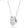 Dây Chuyền Swarovski Symbolica pendant Crystal pearl, Round cut, Pavé, Horse shoe, White, Rhodium plated 5736972 