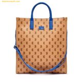  Túi Tote MLB Monotive Coated Canvas Vertical Tote Bag Boston Red Sox Sand - 3AORM053N-43SAS 