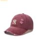  Mũ Lưỡi Trai MLB Damage Washed Unstructured Ball Cap NY (Burgundy) 3ACPVV34N-50BDS 
