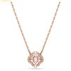  Dây Chuyền, Vòng Cổ Swarovski Una necklace Clover, Pink, Rose gold-tone plated 5514488 