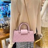  Túi Tote Tory Burch Fleming East-West Tote 164763 Màu Tím Nhạt 