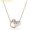 Dây Đeo Cổ, Dây Chuyền SWAROVSKI Connexus pendant (Mặt nhẫn vàng hồng)