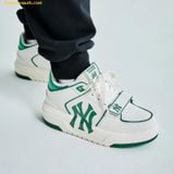  Giày Thể Thao MLB Cổ Cao Chunky Liner Mid New York Yankees Green 3ASXLMB3N-50GNS 