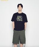  Áo Phông ADLV Universe Drawing Short Sleeve T-Shirt Đen 