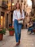 Túi Đeo Chéo Michael Kors Nolita Small Signature Logo Crossbody Bag Vanilla 32S6GY5C5B 