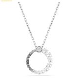  Dây Chuyền, Vòng Cổ Swarovski Matrix pendant Crystal pearl, Round cut, White, Rhodium plated - 5688751 