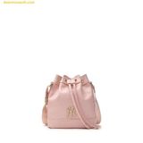  Túi Đeo Chéo MLB Drawstring Mini Bucket Bag Monogram Series New York Yankees 7ACRMD65N-50PKM Hồng 