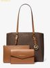  Túi Tote Michael Kors Charlotte Large 3-in-1 Signature Logo Tote Bag Brown 35F3GCFT9T 