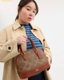  Túi Xách Coach Sabrina Satchel Bag In Signature Canvas 