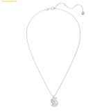  Dây Chuyền Swarovski Swan pendant Swan, Medium, White, Rhodium plated 